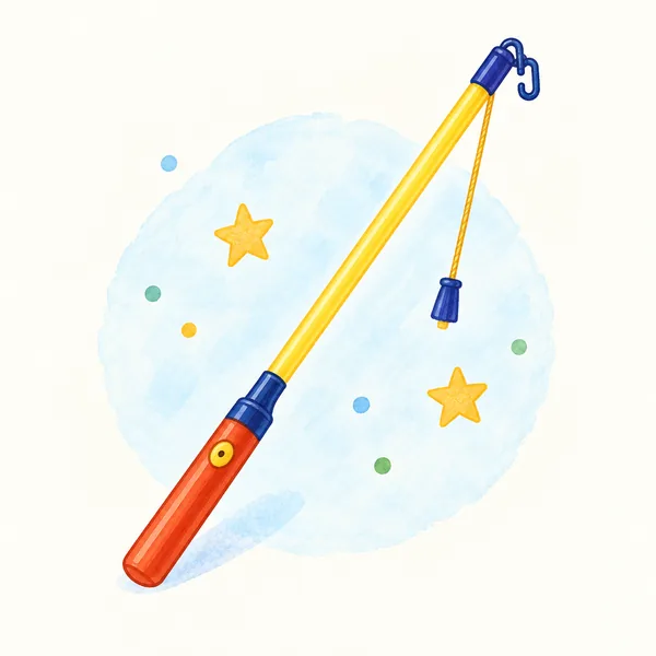 Illustration eines LED-Laternenstabs